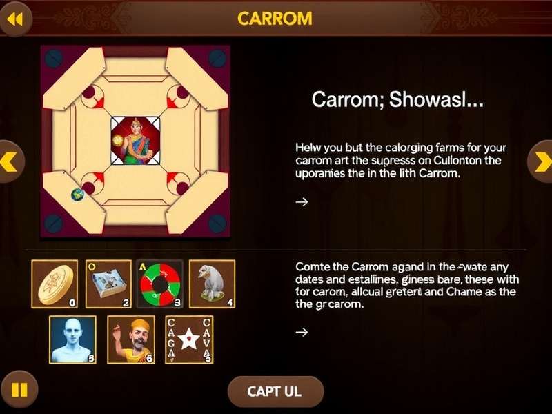 Carrom Legend India Game Interface